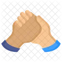 Arm Wrestling Team Support Icon