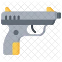 Arma De Fuego Pistola Policia Icono