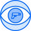 Olho Visao Pistola Icon