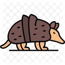 Armadillo Mammal Armor Icon
