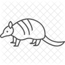 Armadillo Animal Wildlife Icon