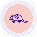 Armadillo Animal Wildlife Icon