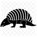 Armadillo Armored Mammal Burrowing Creature Icon