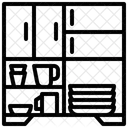 Armario De Cozinha Moveis Loicas Faianca Ícone