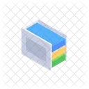 Arquivo Vermelho Azul Icon