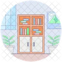 Armario de libros  Icono