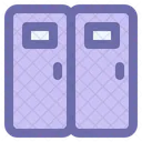 Locker Puerta Escuela Icono