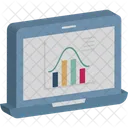 Dashboard Datenvisualisierung Haufigkeitspolygon Symbol