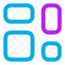 Armaturenbrett Quadrat Symbol