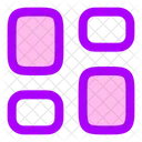 Armaturenbrett Quadrat Symbol