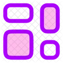 Armaturenbrett Quadrat Symbol