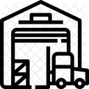 Armazem Distribuicao Caminhao Ícone