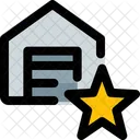 Estrela Do Armazem Armazem Favorito Garagem Do Armazem Ícone