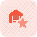 Estrela Do Armazem Armazem Favorito Garagem Do Armazem Ícone