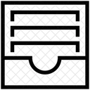 Armazenamento De Arquivos Caixa De Arquivo Arquivo Ícone