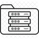 Armazenamento De Arquivos Documentos Negocios Ícone
