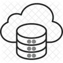 Armazenamento Em Nuvem Nuvem Servidor Ícone