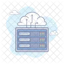 Armazenamento Em Nuvem Armazenamento De Dados Backup De Dados Ícone