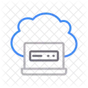 Nuvem On Line Armazenamento Ícone