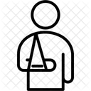 Armbruch  Symbol