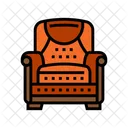 Armchair Leather Furniture Icon