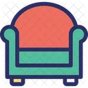 Elbow Armchair Vector Icon アイコン