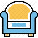 Elbow Armchair Vector Icon アイコン