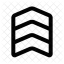Grade Militaire Insigne Grade Icône