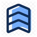Grade Militaire Insigne Grade Icône