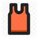 Armelloses Hemd Hemd Stoff Symbol