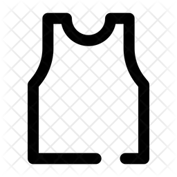 Ärmelloses Hemd  Symbol