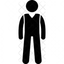 Armelloses T Shirt Mode Lang Symbol