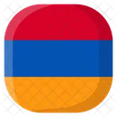 Armenia Flag Country Icon