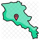 Armenia map  Icon