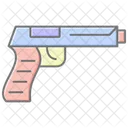 Icone De Couleur Lineaire Pistolets Icon