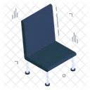 Armless Chair Seat Sitting Icon