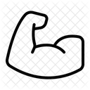 Armmuskel Symbol
