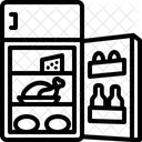Armoires Refrigerees Refrigerateur Appareils Electriques Icône