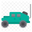 Armored Military Car Icon
