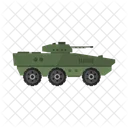 Armored Vehicle Transportation Tank Icon