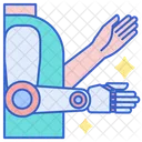 Prothesenarm Roboterarm Roboter Symbol