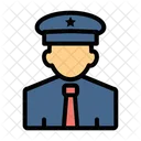 Army Officer Police Icon