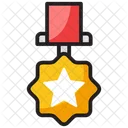 Star Badge Military Badge Award Badge Icon