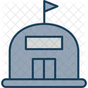 Army Base Military Camp Icon