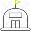 Army Base Military Camp Icon