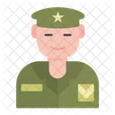 Captain Pilot Army Major Icon