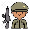 Army Soldier Military 아이콘