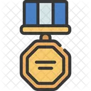Army Medal Army Badge Hexagonal Medal Icon