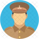 Army Officer Soldier Icon