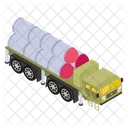 군용 트럭  아이콘